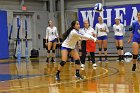Volleyball vs MHC  Wheaton Women's Volleyball vs Mount Holyoke College. - Photo by Keith Nordstrom : Wheaton, Volleyball